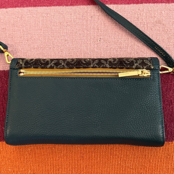 LIKE NEW. HAMMITT AJ LEATHER ANTIQUE ATELIER STUDDED SNAP CROSSBODY PURSE - Picture 4 of 6